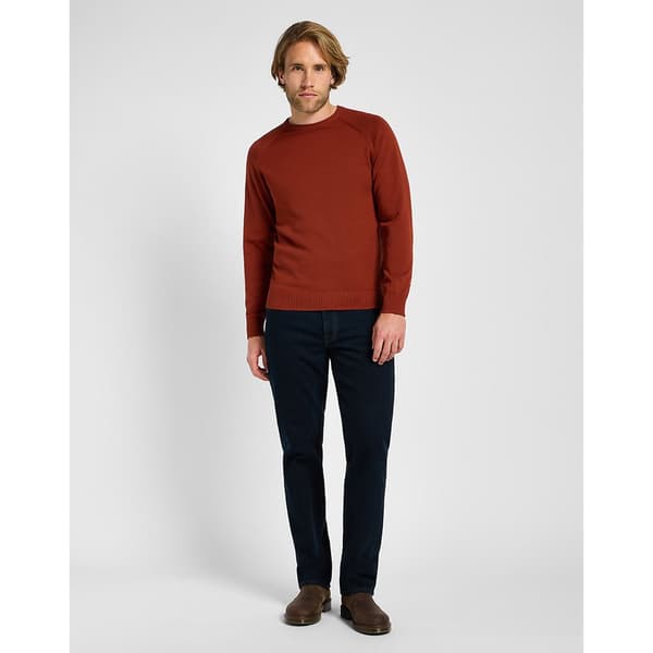 Lee Clean Raglan Trøje Orange M Mand