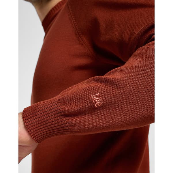 Lee Clean Raglan Trøje Orange M Mand
