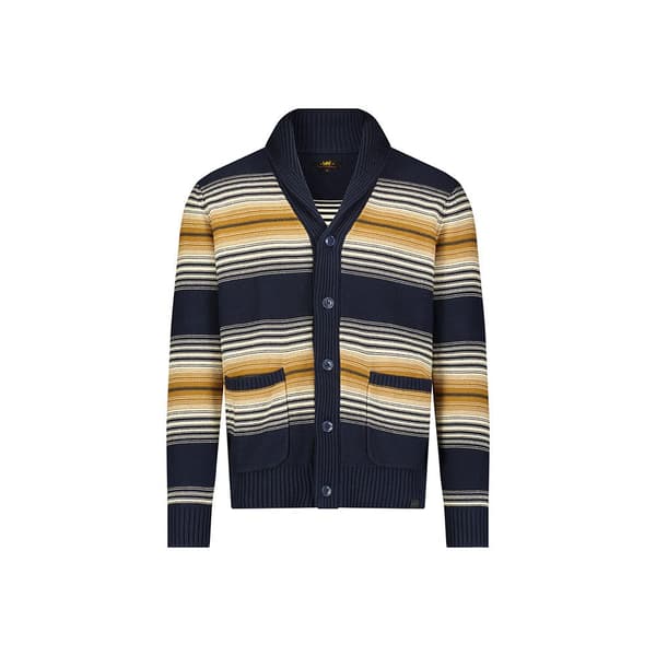 Lee Frontier Cardigan Blå M Mand