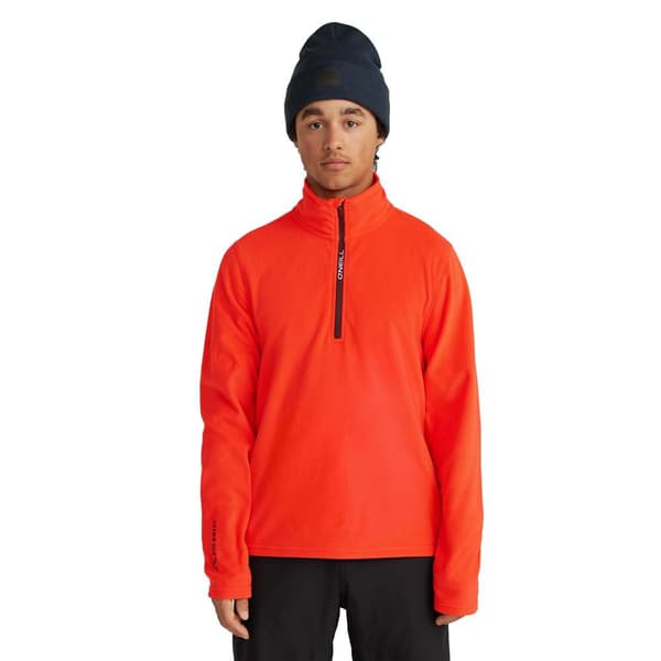 O´neill Jack´s Polartec 100 Fleecejakke Med Halv Lynlås Orange S Mand