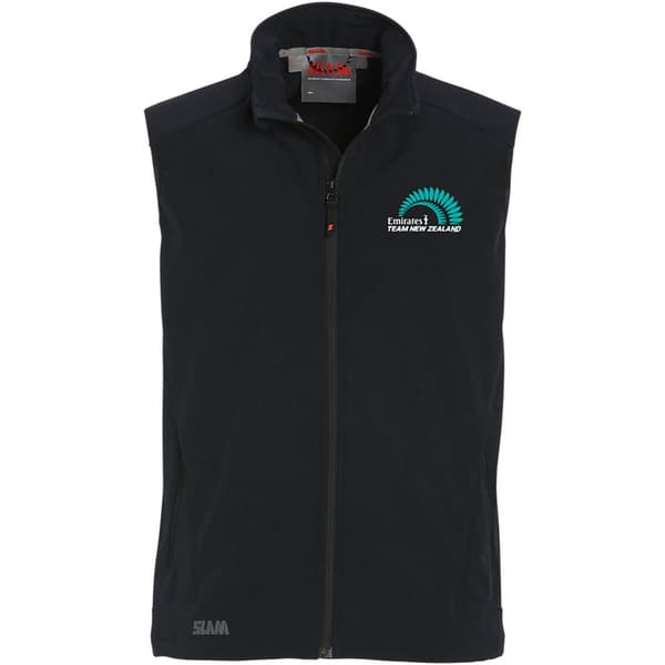 Slam Emirates Team New Zealand Active Softshell Jakke Sort S Mand