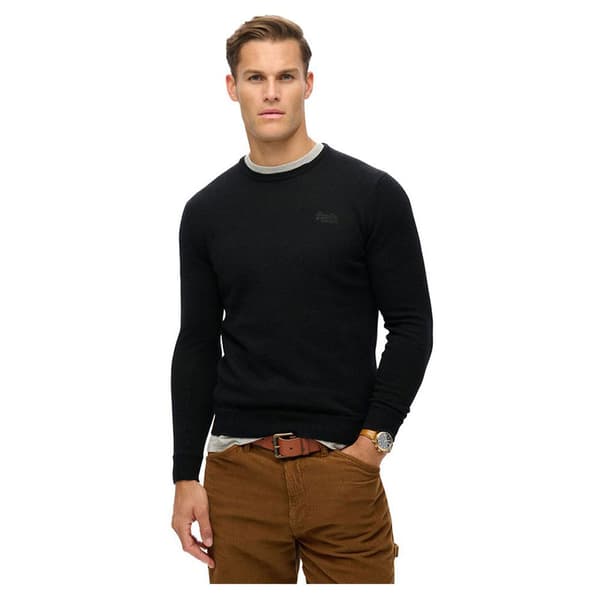 Superdry Essential Slim Fit Tröja Svart M Man