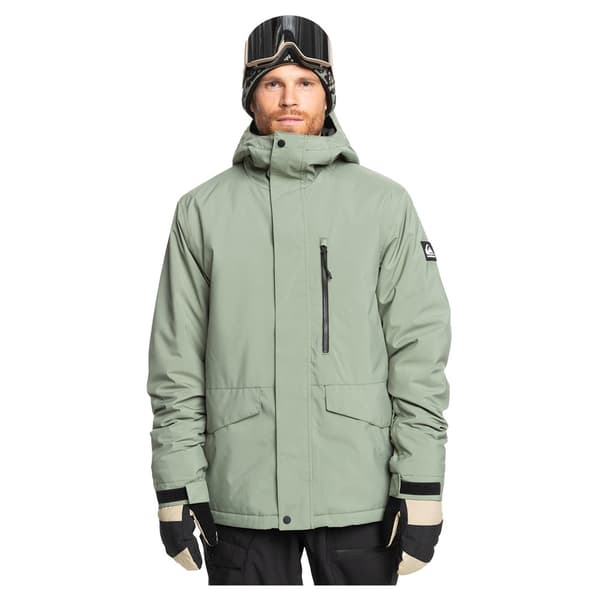 Quiksilver Mission Solid Jakke Grøn S Mand