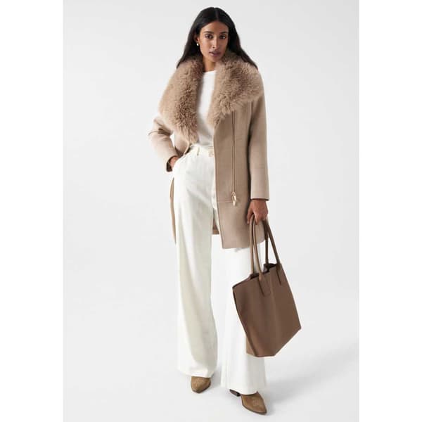 Salsa Jeans 21007140 Jakke Beige S Kvinde