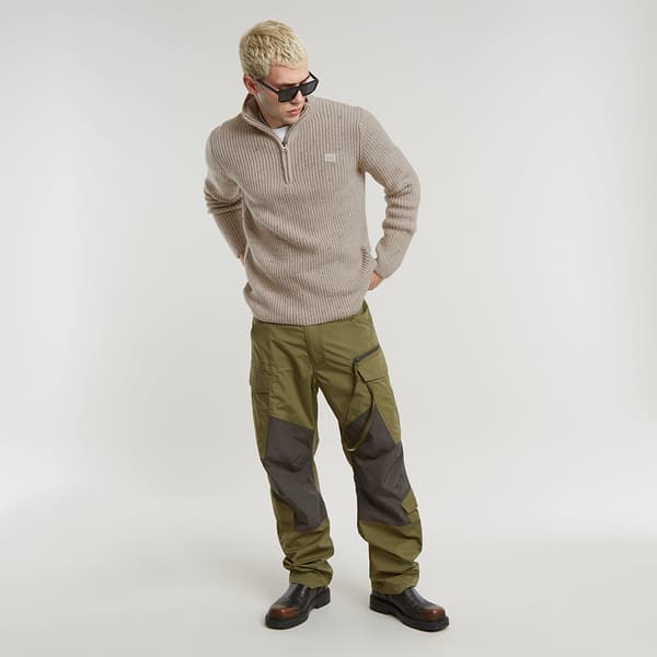 G-star Double Collar Skipper Tröja Grå 2XL Man