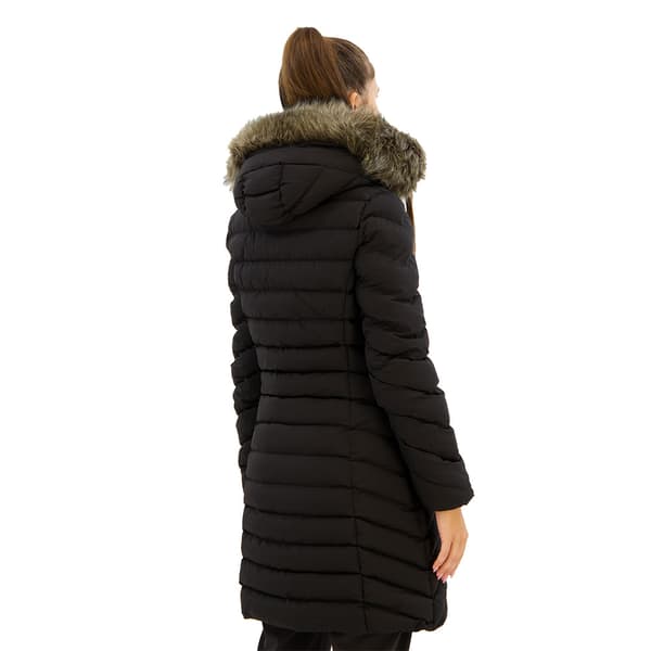 Superdry Fuji Faux Fur Jacka Svart S Kvinna