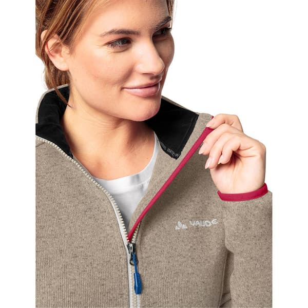 Vaude Rienza Iv Fleecejacka Med Dragkedja Beige 44 Kvinna