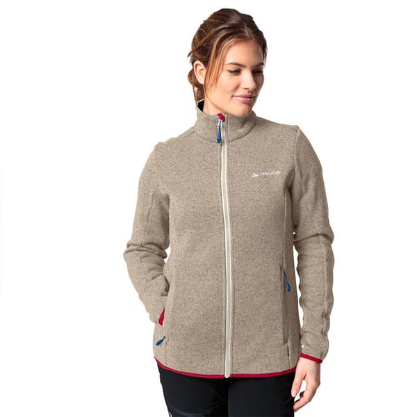 Vaude Rienza Iv Fleecejacka Med Dragkedja Beige 44 Kvinna