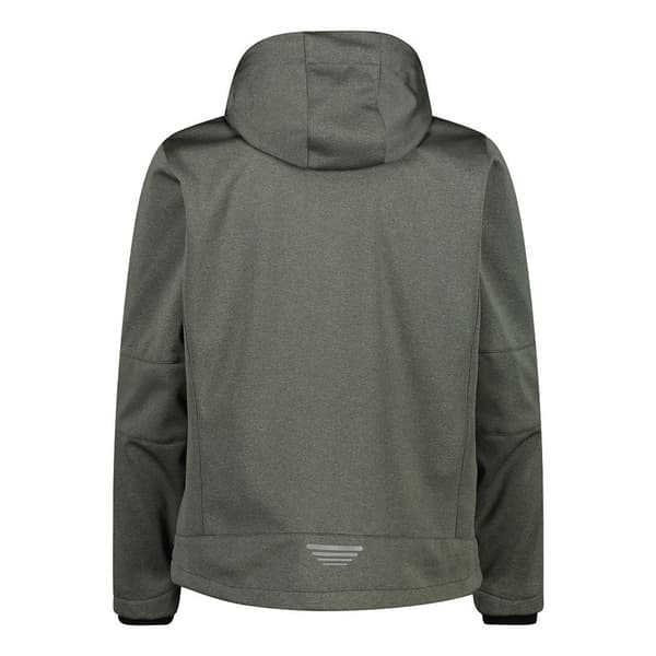 Cmp Zip Hood 3a01787n-m Softshelljacka Grönt 2XL Man