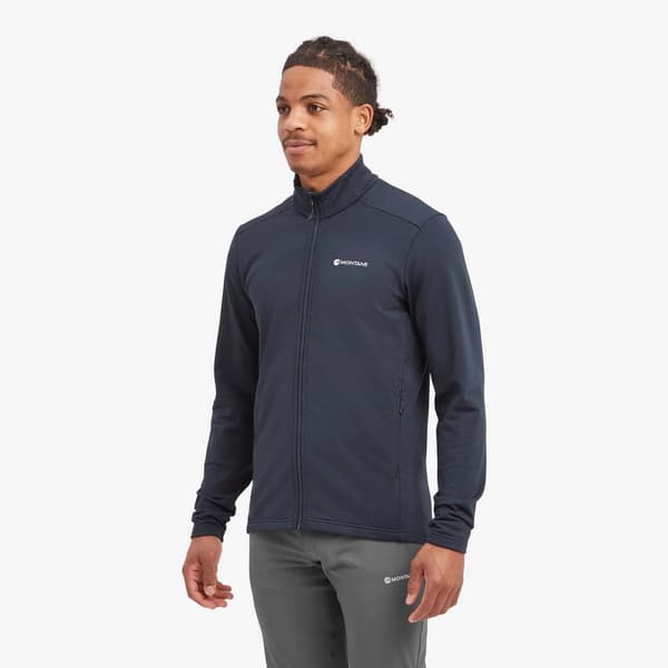 Montane Protium Fleecejacka Med Dragkedja Blå XL Man