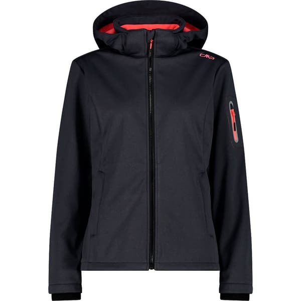 Cmp 39a5006m Softshelljacka Svart 48 Kvinna