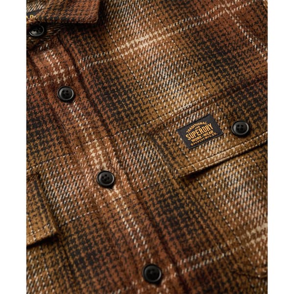 Superdry Wool Miller övertröja Brun L Man