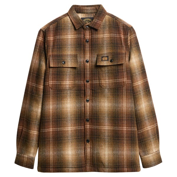 Superdry Wool Miller övertröja Brun L Man