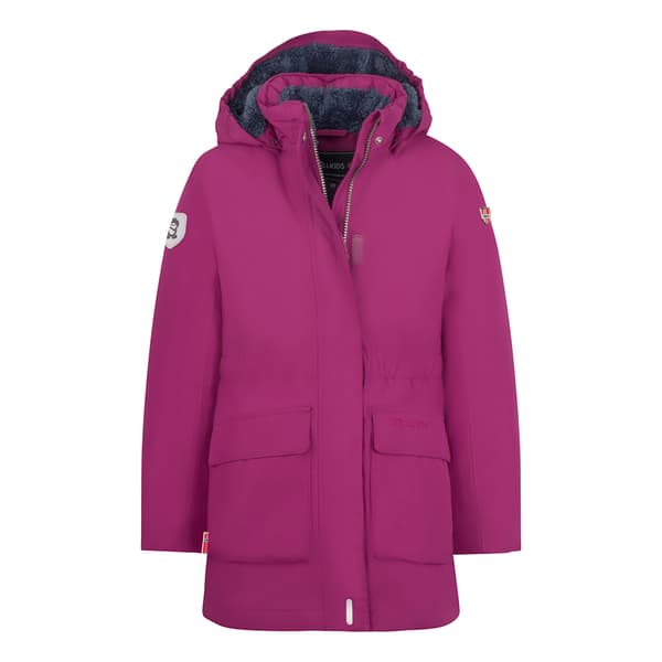 Trollkids Alesund Coat Takki Violetti 110 cm Poika