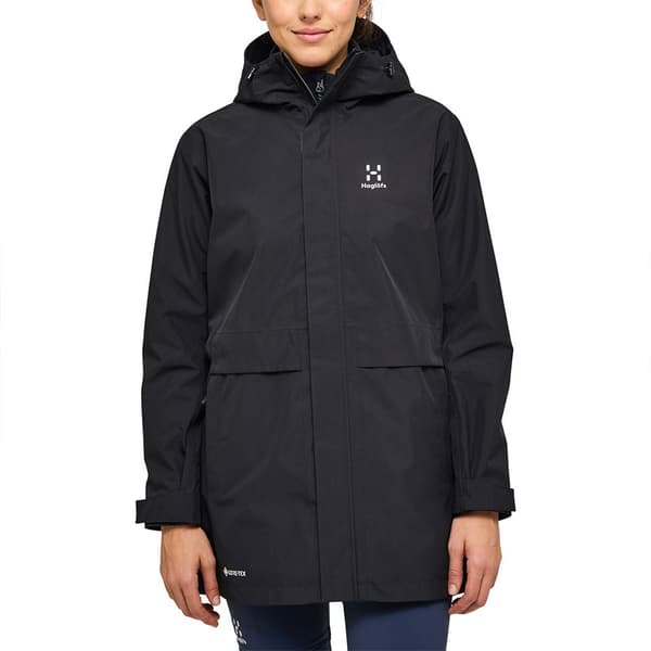Haglofs Reed Goretex Jacka Svart M Kvinna