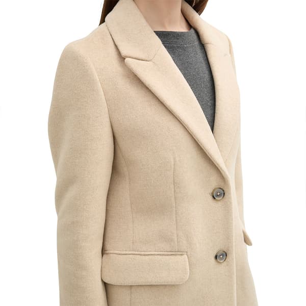 Tom Tailor 1042882 Fitted Frakke Beige M Kvinde