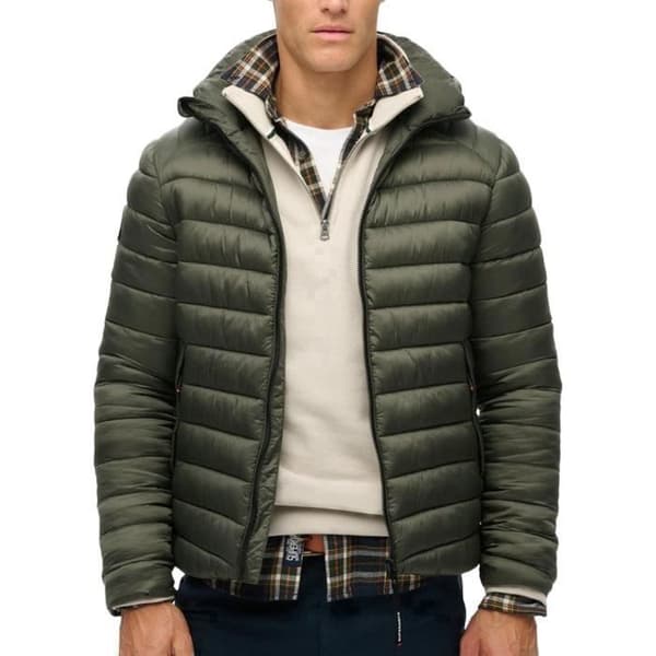 Superdry Fuji Sports Vadderad JKT dunjacka - khaki-Army