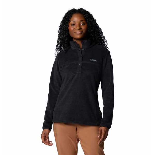 Columbia Benton Springs™ Fleecejakke Med Halv Lynlås Sort XS Kvinde