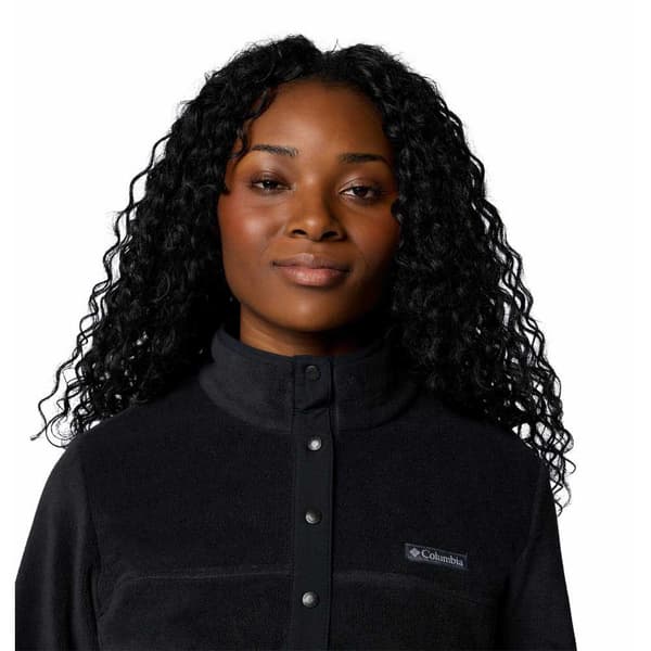 Columbia Benton Springs™ Fleecejakke Med Halv Lynlås Sort XL Kvinde