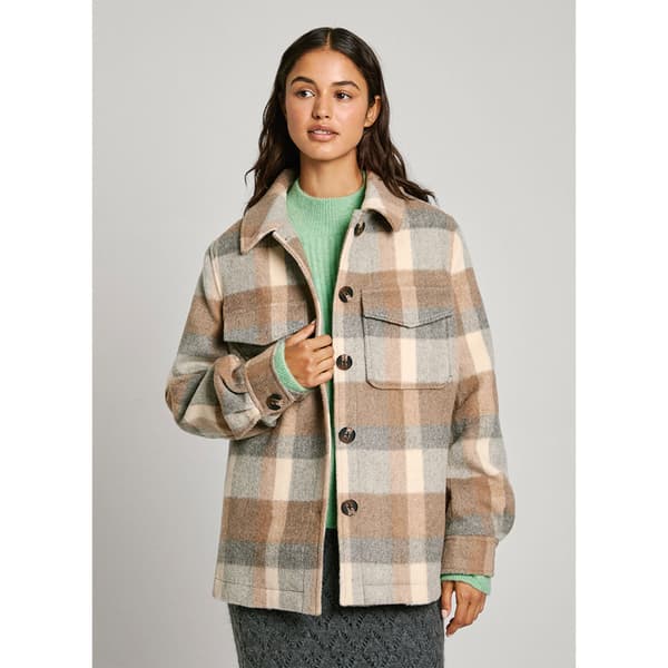 Pepe Jeans Cameron Takki Beige,Harmaa M Nainen