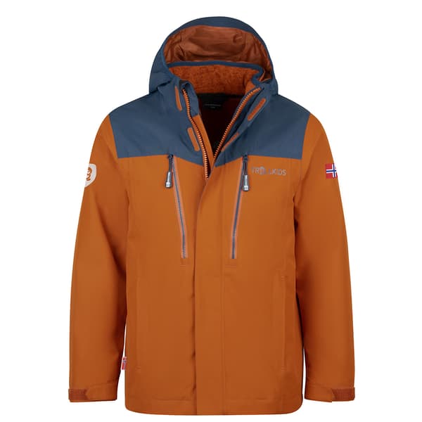 Trollkids Preikestolen Takki Oranssi 176 cm Poika