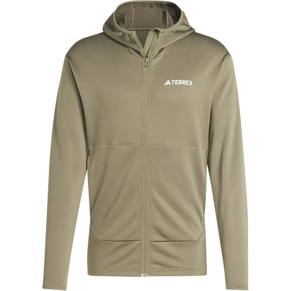 Adidas Terrex Xperior Light Vetoketjullinen Fleecetakki Vihreä M Mies