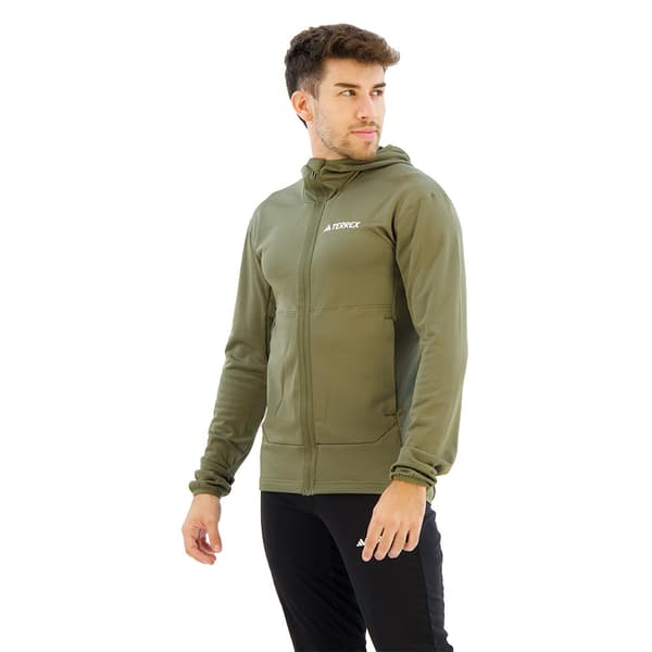 Adidas Terrex Xperior Light Vetoketjullinen Fleecetakki Vihreä M Mies