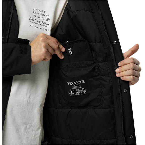 Jack Wolfskin Winterlager Parka Svart 3XL Man