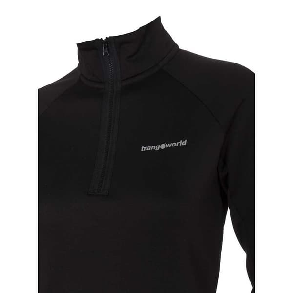 Trangoworld Selene Puolivetoketjullinen Fleecetakki Musta XL Nainen