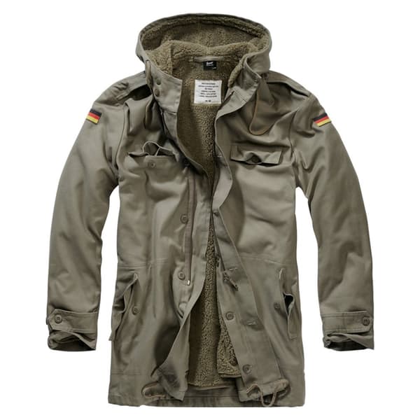 Brandit Bundeswehr Flag Frakke Grøn 6XL Mand