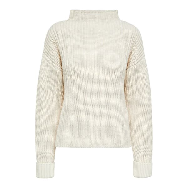 Selected Selma Pullover Neulepaita Beige L Nainen