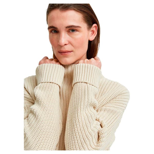 Selected Selma Pullover Neulepaita Beige L Nainen