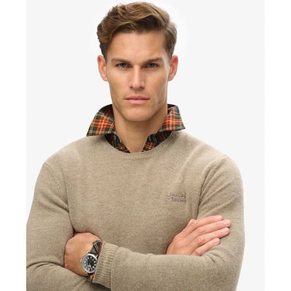 Superdry Essential Slim Fit Tröja Brun S Man