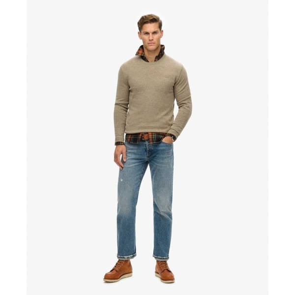Superdry Essential Slim Fit Tröja Brun S Man