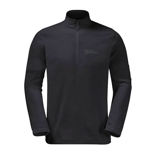 Jack Wolfskin Taunus Fleece Med Halv Dragkedja Svart XL Man