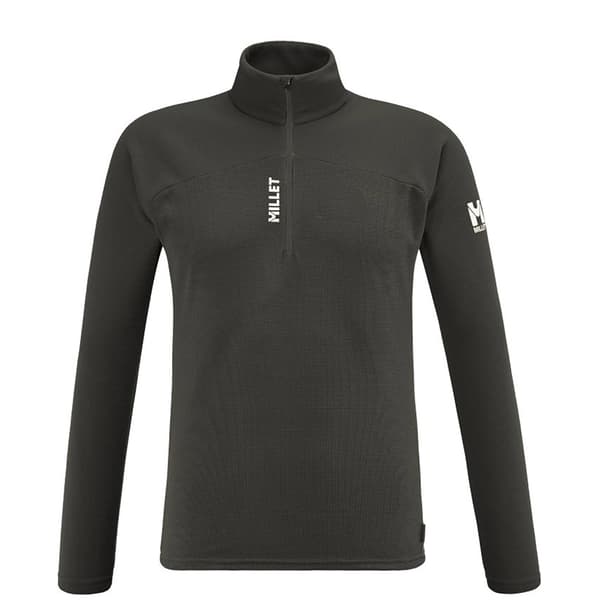Millet K Lightgrid Fleece Med Halv Dragkedja Brun S Man