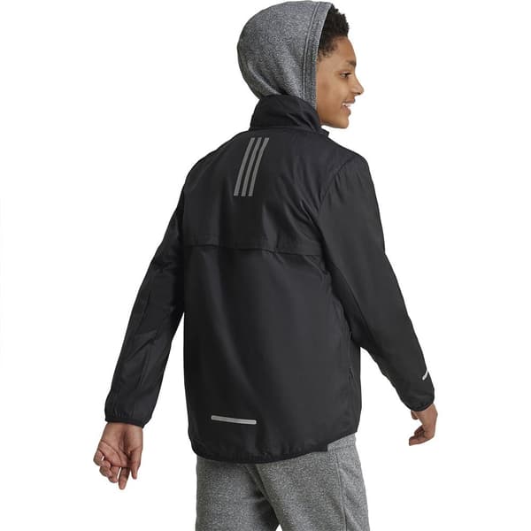 Adidas Team Wind.rdy Jacka Svart 7-8 Years Pojke