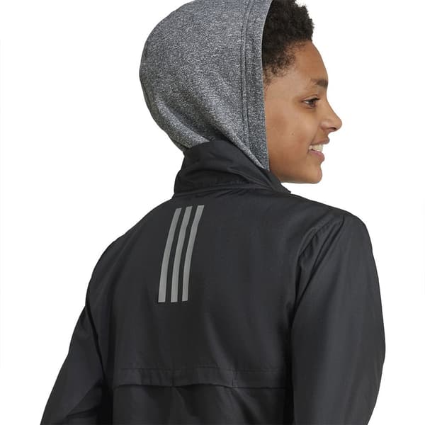 Adidas Team Wind.rdy Jacka Svart 7-8 Years Pojke
