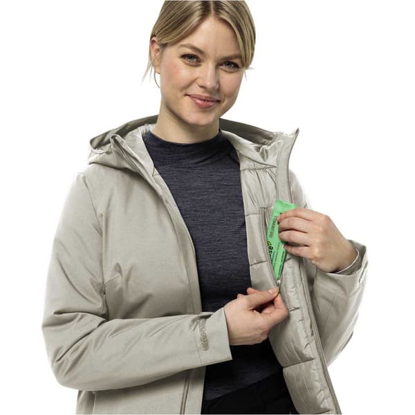Jack Wolfskin Stirnberg Ins Parka Beige M Kvinde