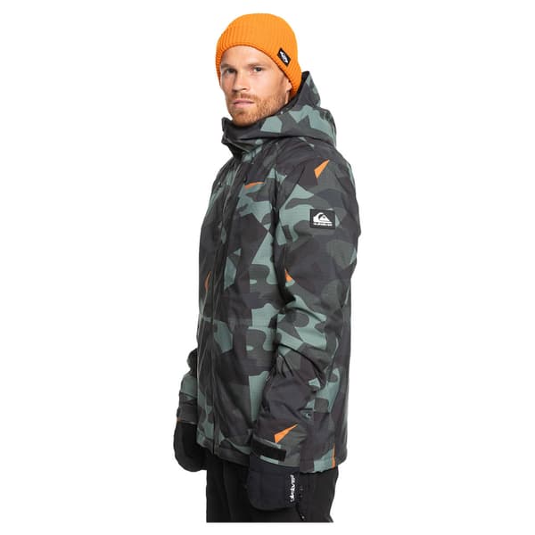 Quiksilver Mission Printed Jakke Grå S Mand