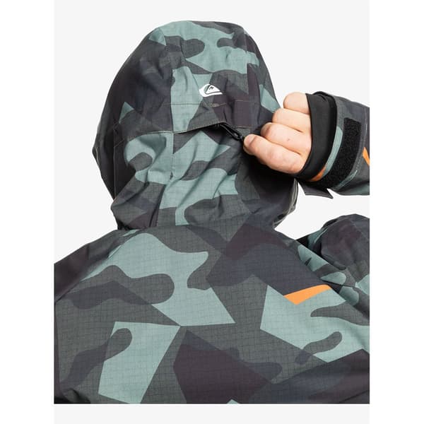 Quiksilver Mission Printed Jakke Grå S Mand