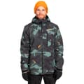 Miniatyrbillede 1 af 6: Quiksilver Mission Printed Jakke Grå S Mand