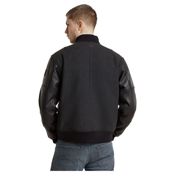 G-star Varsity Wool Læderjakke Sort XL Mand