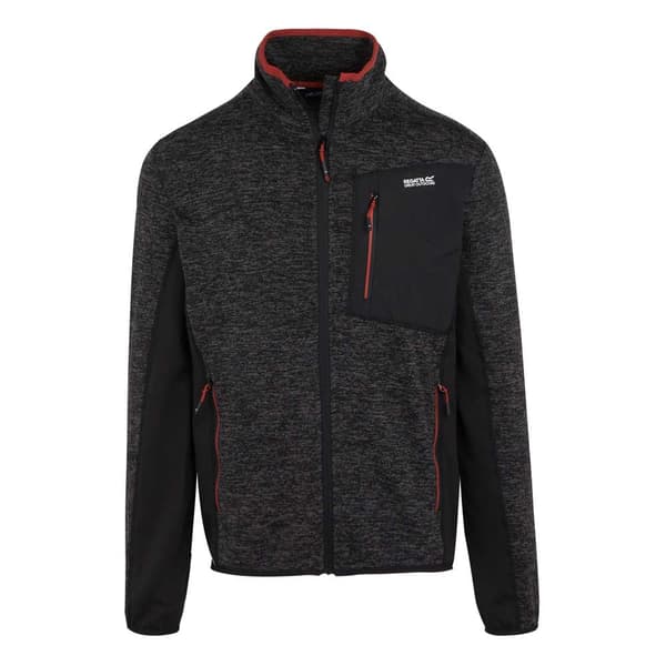 Regatta Baslinn Fleecejakke Med Fuld Lynlås Sort 3XL Mand