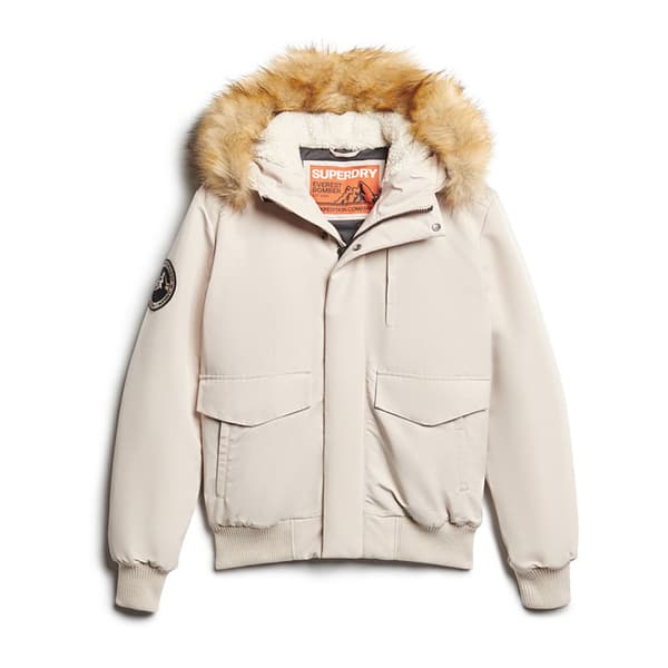 Superdry Everest Puffjacka Beige XL Man