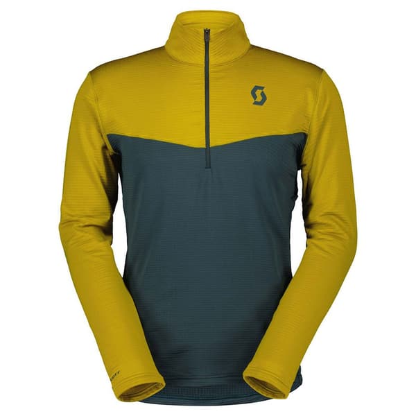 Scott Defined Light Fleece Med Halv Dragkedja Grönt S Man