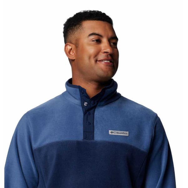 Columbia Steens Mountain™ Fleecejakke Med Halv Lynlås Blå XL Mand