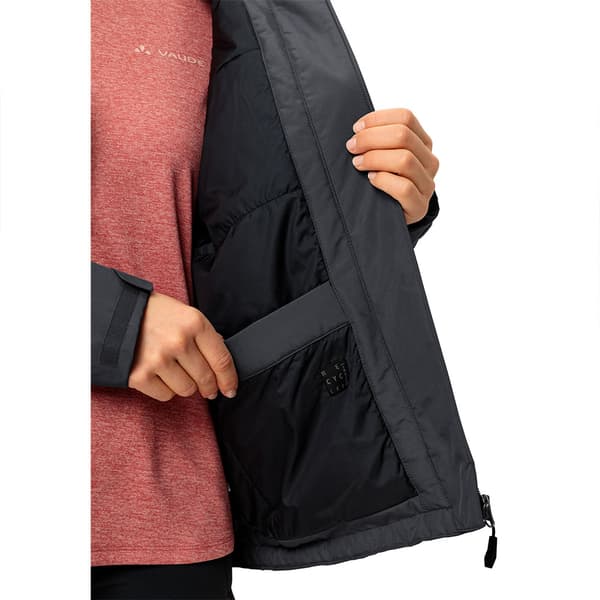 Vaude Rosemoor Padded Ii Jakke Sort 38 Kvinde