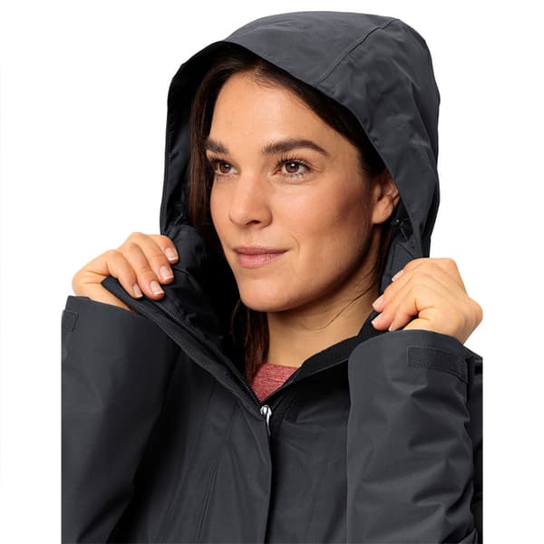 Vaude Rosemoor Padded Ii Jakke Sort 38 Kvinde