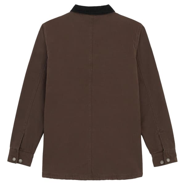 Dickies Duck High Pile Fleece Line Chore Jakke Brun XL Mand